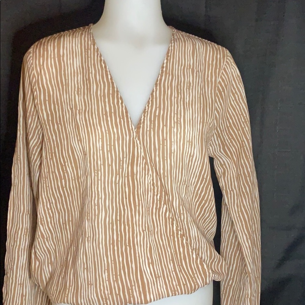 Boohoo striped blouse